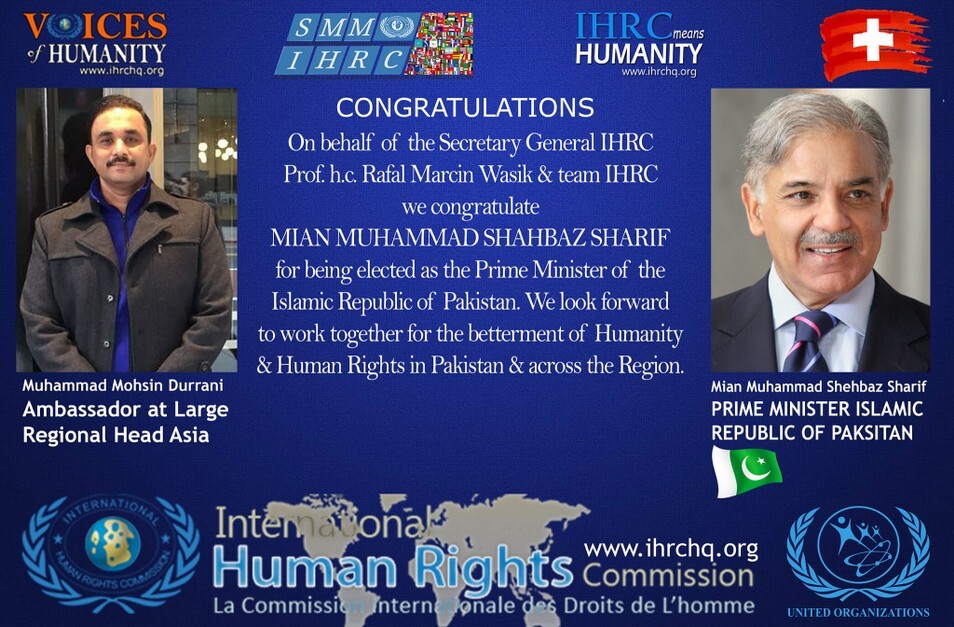 international-human-rights-commission-ihrc-new-prime-minister